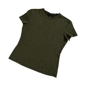 Theory Apex Tiny Tee Green - Upcycled